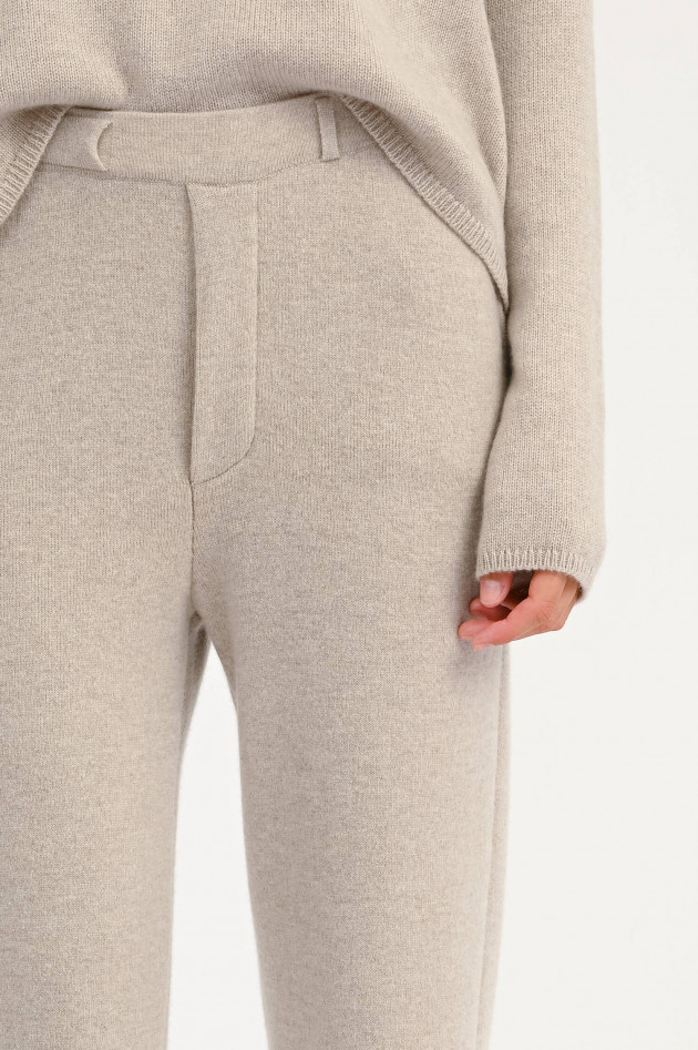 Lisa Yang Cashmere Hose SONYA in Sand
