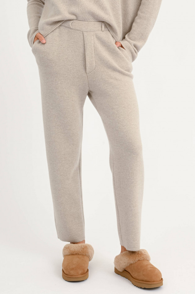 Lisa Yang Cashmere Hose SONYA in Sand