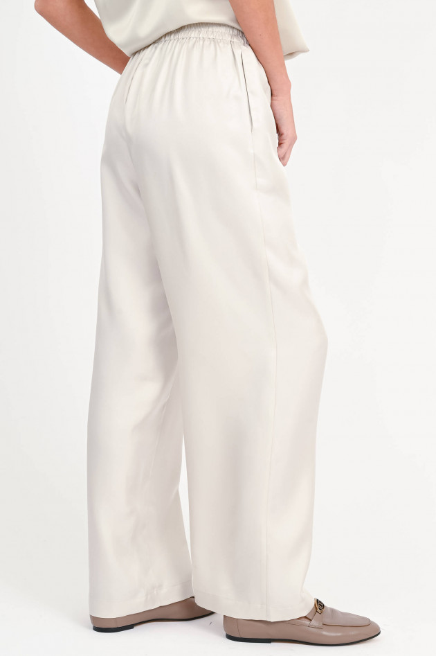 Lisa Yang Fließende Seidenhose in Pearl