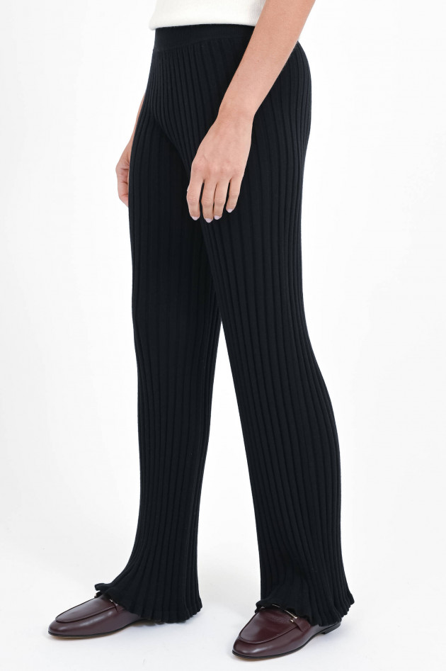 Lisa Yang Sweatpants aus Baumwoll-Cashmere-Mix in Schwarz