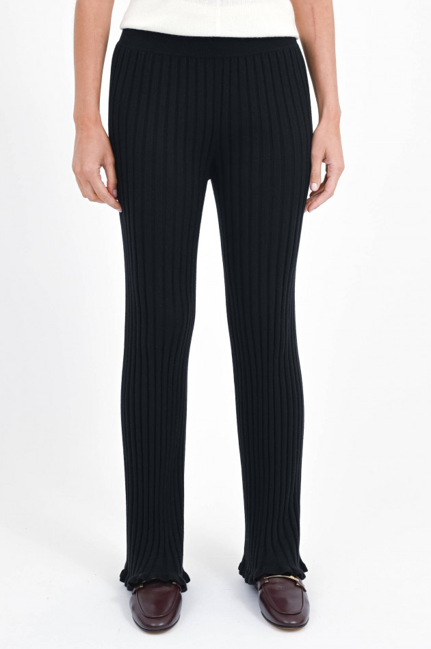 Lisa Yang Sweatpants aus Baumwoll-Cashmere-Mix in Schwarz
