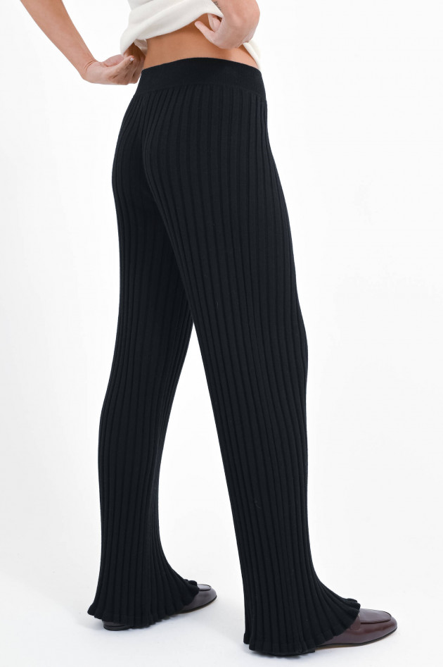 Lisa Yang Sweatpants aus Baumwoll-Cashmere-Mix in Schwarz