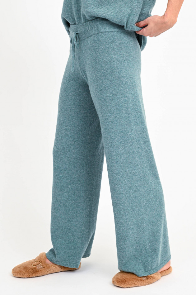 Lisa Yang Hose SOFI aus Cashmere in Jade