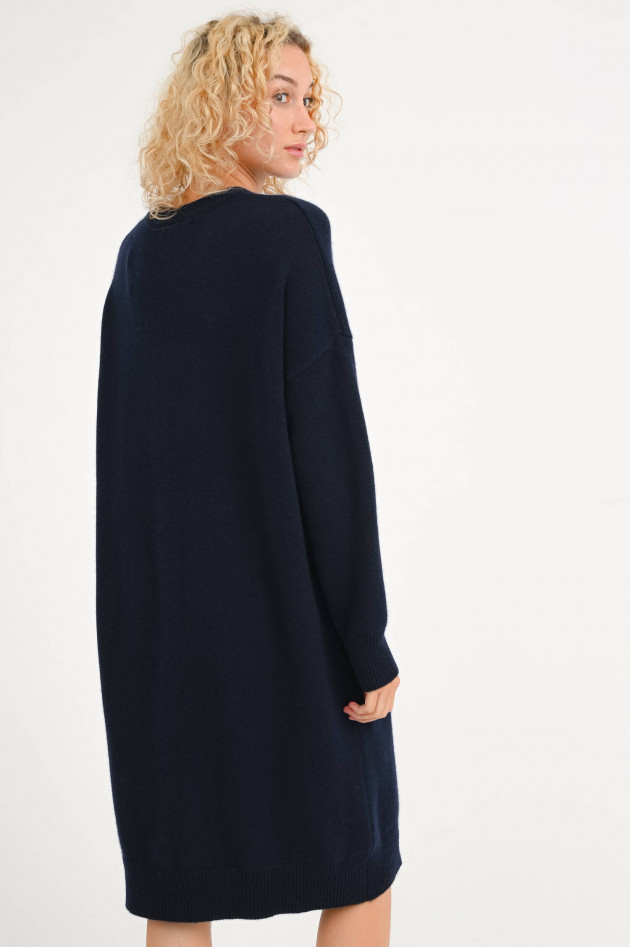 Lisa Yang Cashmere-Strickkleid in Navy