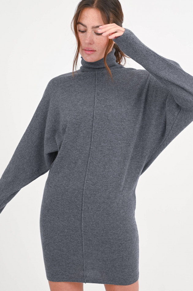 Lisa Yang Rollkragen-Kleid ELLIONORA in Graphite