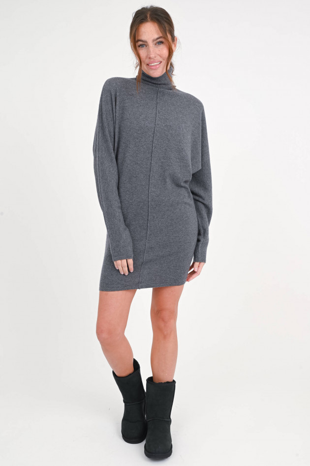 Lisa Yang Rollkragen-Kleid ELLIONORA in Graphite