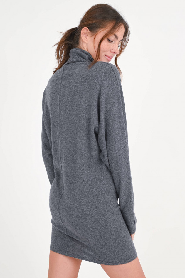 Lisa Yang Rollkragen-Kleid ELLIONORA in Graphite