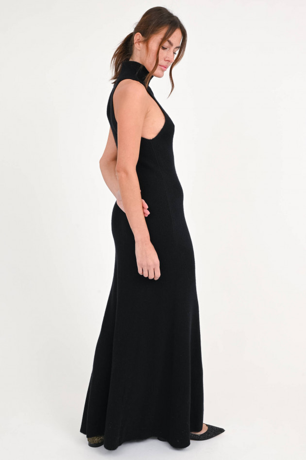 Lisa Yang Cashmere-Maxikleid AMANDA in Schwarz