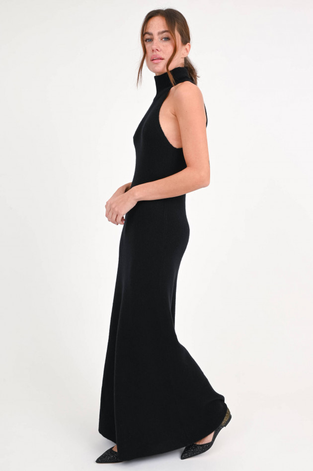Lisa Yang Cashmere-Maxikleid AMANDA in Schwarz