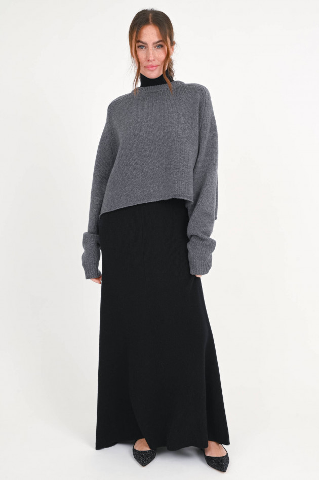 Lisa Yang Cashmere-Maxikleid AMANDA in Schwarz