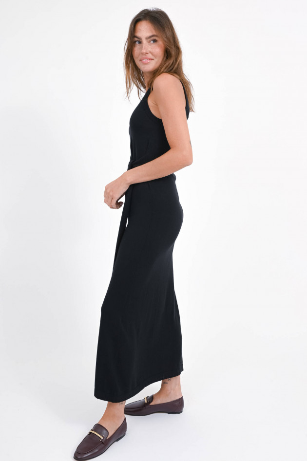 Lisa Yang Cashmere-Mix-Maxi-Kleid ANGELINA in Schwarz