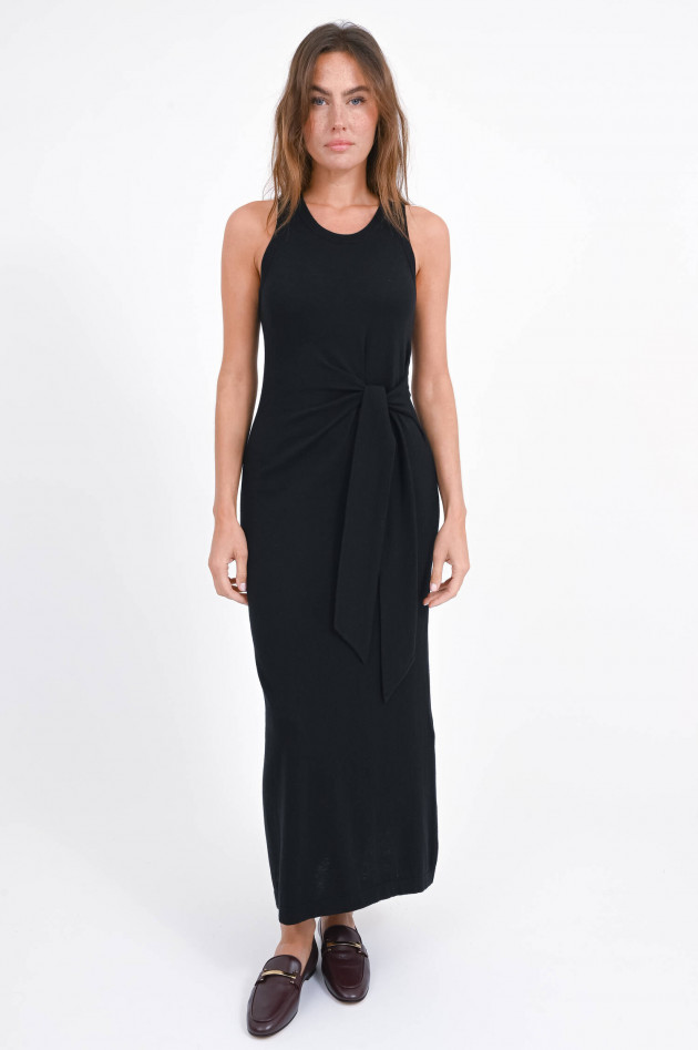 Lisa Yang Cashmere-Mix-Maxi-Kleid ANGELINA in Schwarz