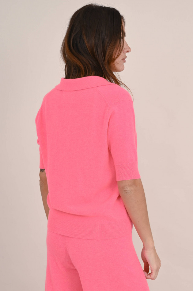 Lisa Yang Cashmere Polo CARINA in Korallpink