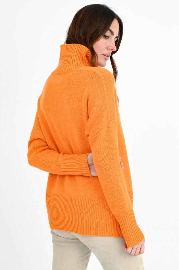 Lisa Yang Oversized Cashmere Pullover HEIDI in Orange