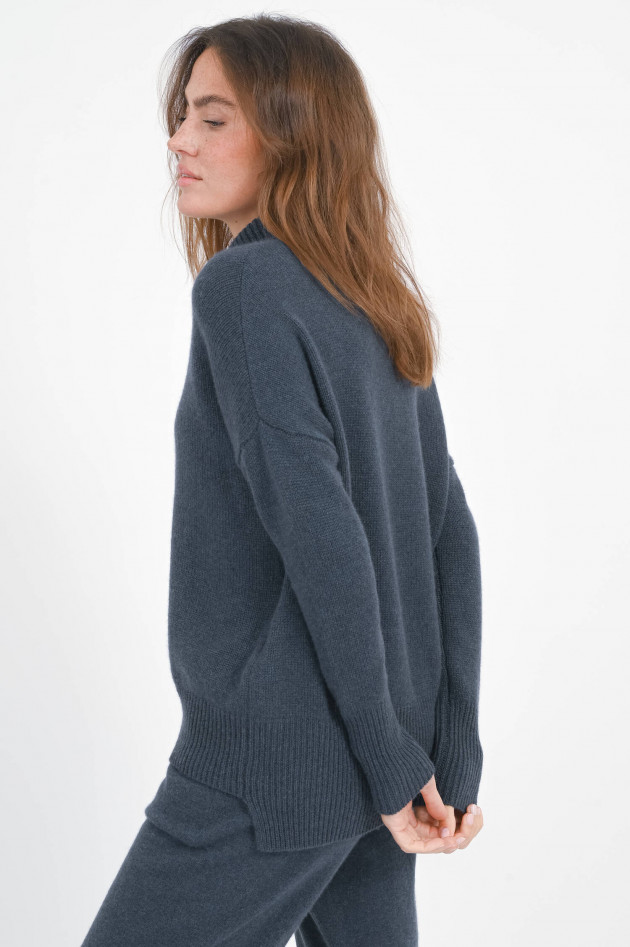 Lisa Yang Cashmere-Pullover Heidi in Blau