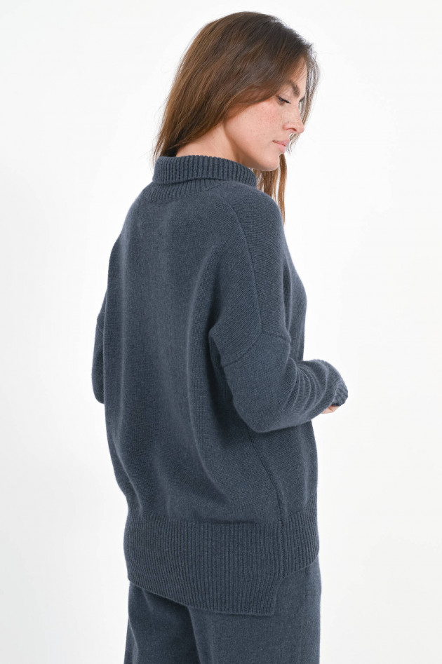 Lisa Yang Cashmere-Pullover Heidi in Blau