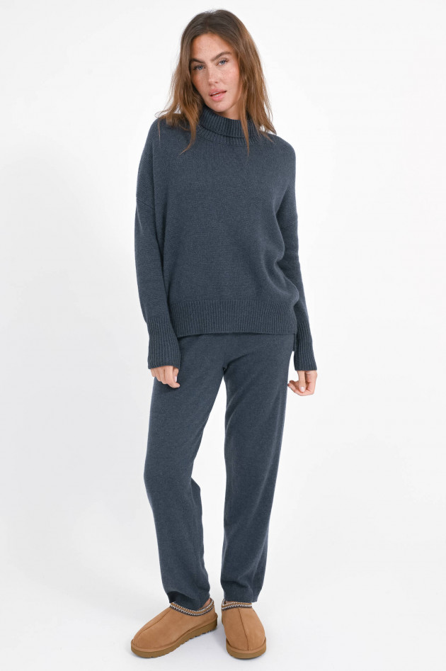Lisa Yang Cashmere-Pullover Heidi in Blau