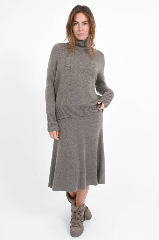 Lisa Yang Cashmere-Pullover HEIDI in Truffle