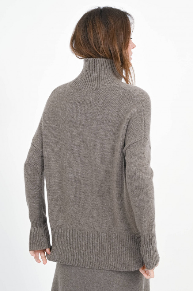Lisa Yang Cashmere-Pullover HEIDI in Truffle