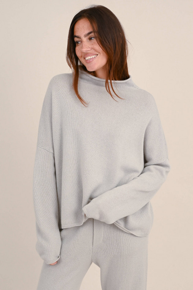 Lisa Yang Cashmere Pullover SANDY in Stone