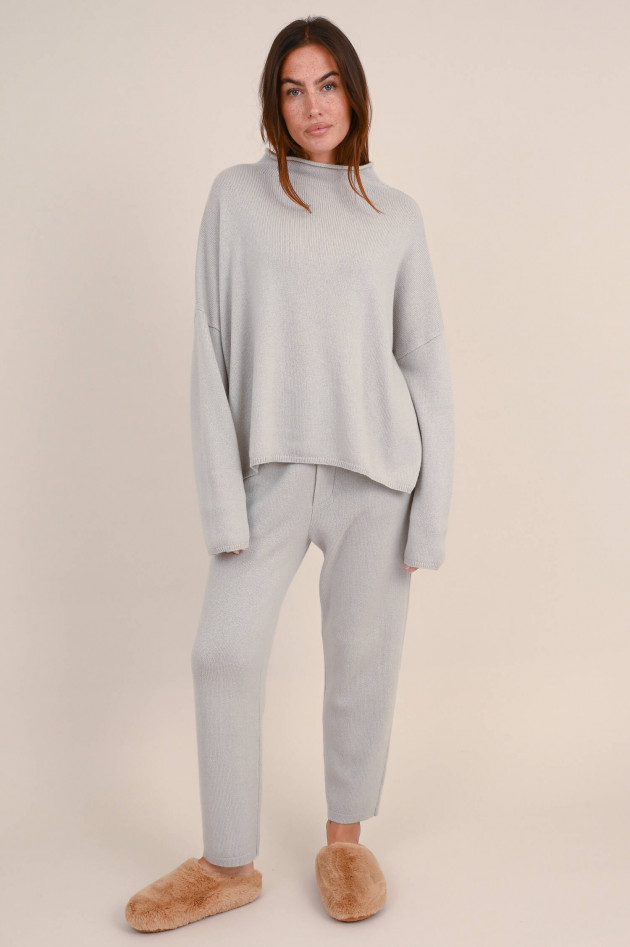 Lisa Yang Cashmere Pullover SANDY in Stone