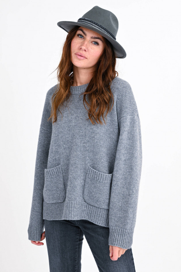 Lisa Yang Pullover NATASHA aus Cashmere in Grau