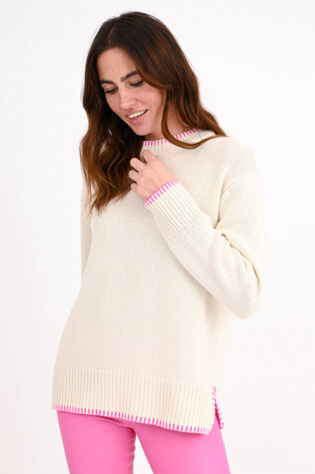 Lisa Yang Cashmere Pullover AGATHA in Creme