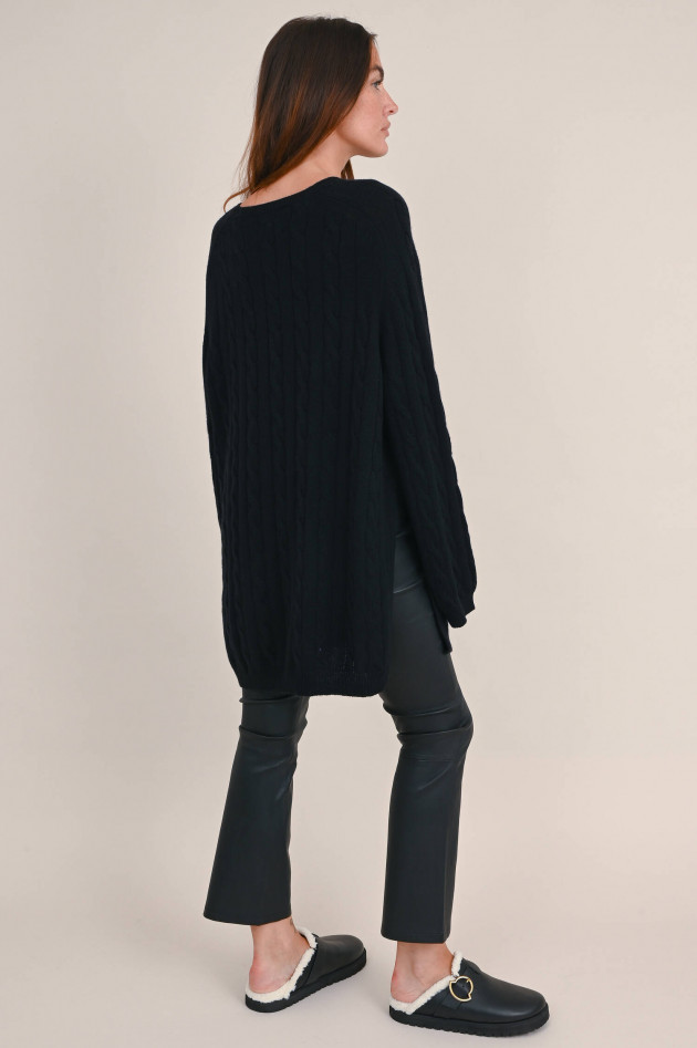 Lisa Yang Cashmere Tunika MAYBELLE in Schwarz