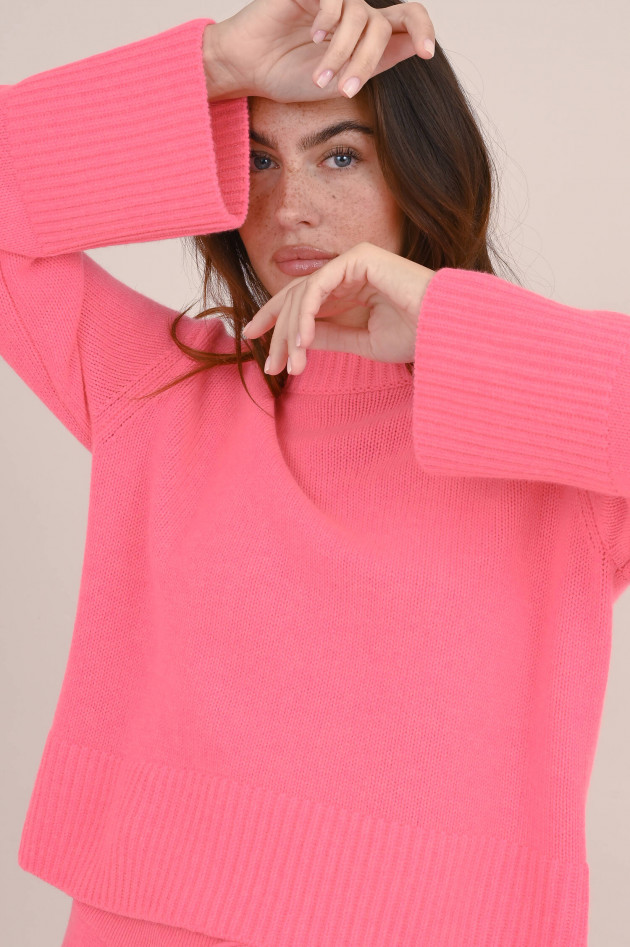 Lisa Yang Boxy Cashmere Pullover SONY in Korallpink