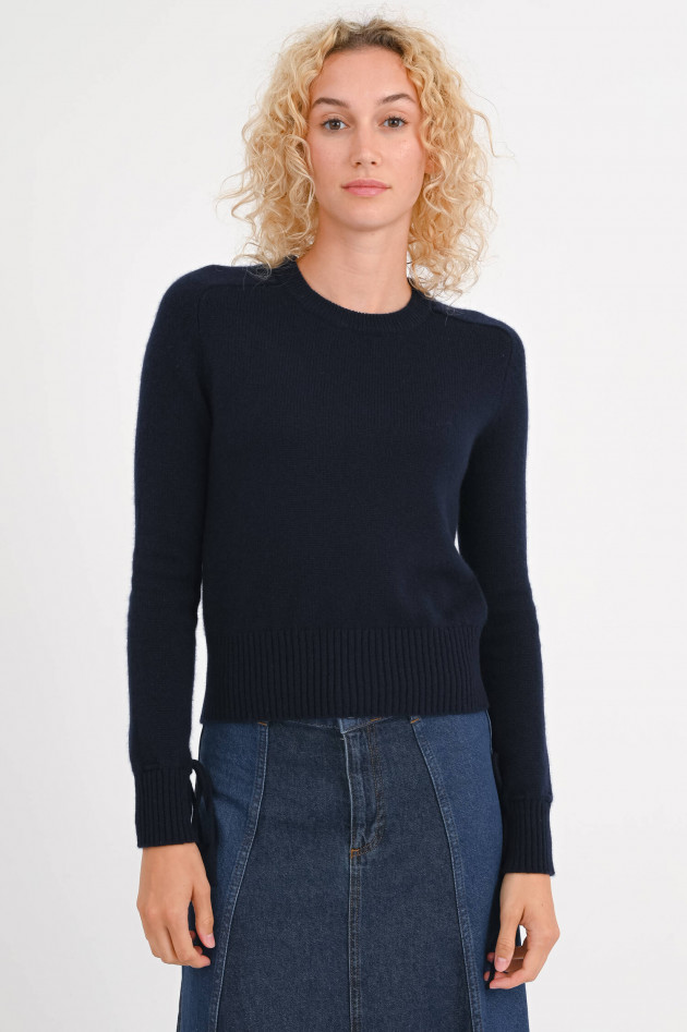 Lisa Yang Cashmere Pullover ZORA in Navy