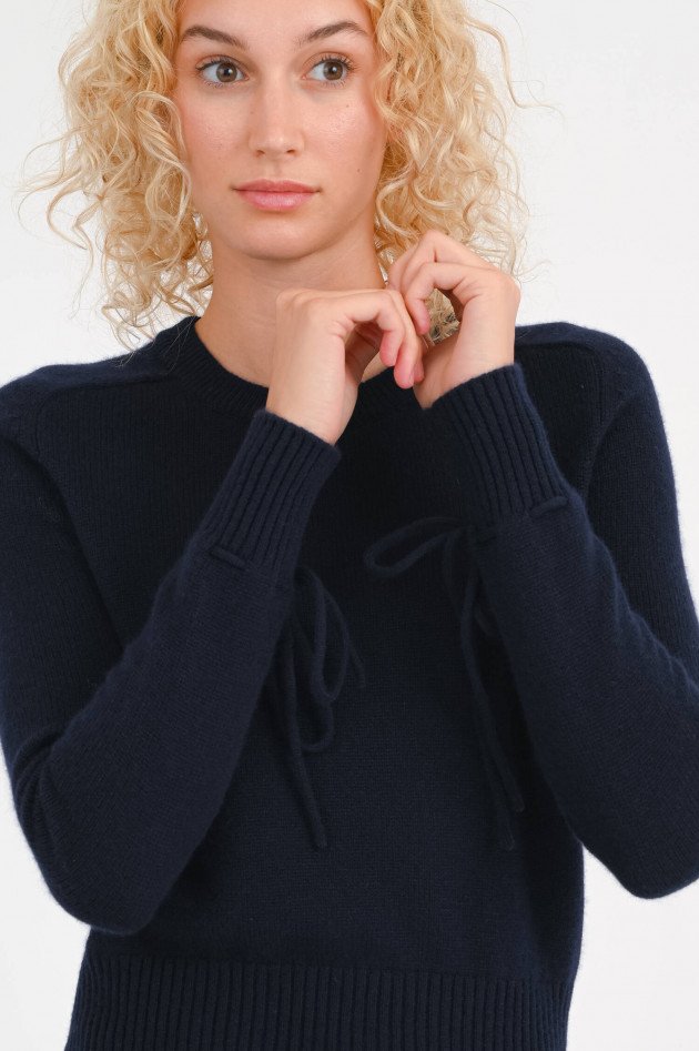 Lisa Yang Cashmere Pullover ZORA in Navy
