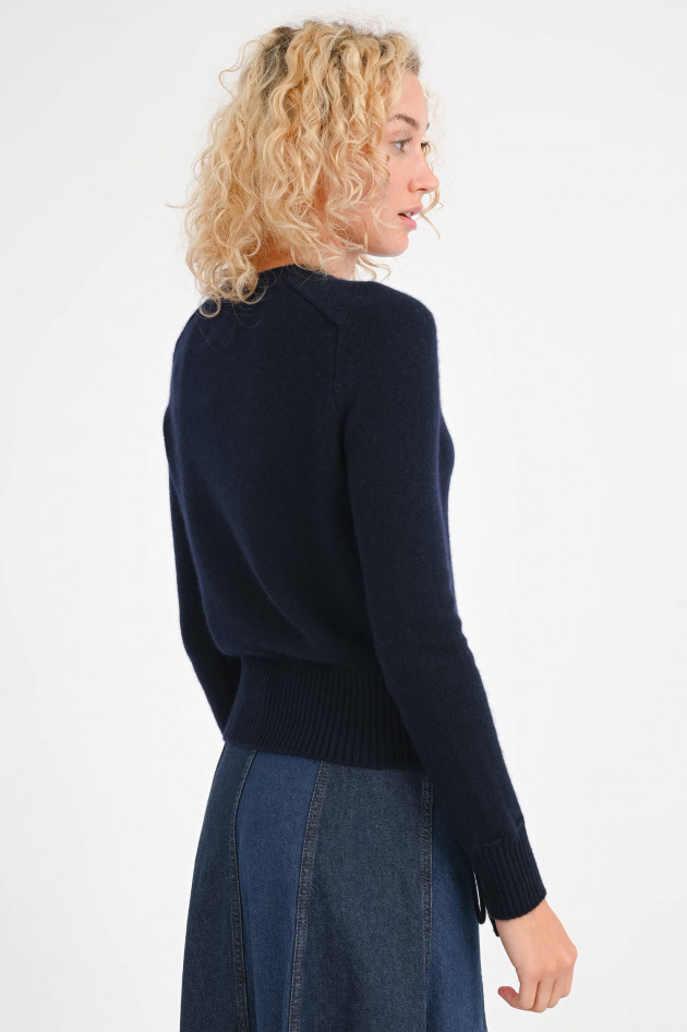 Lisa Yang Cashmere Pullover ZORA in Navy