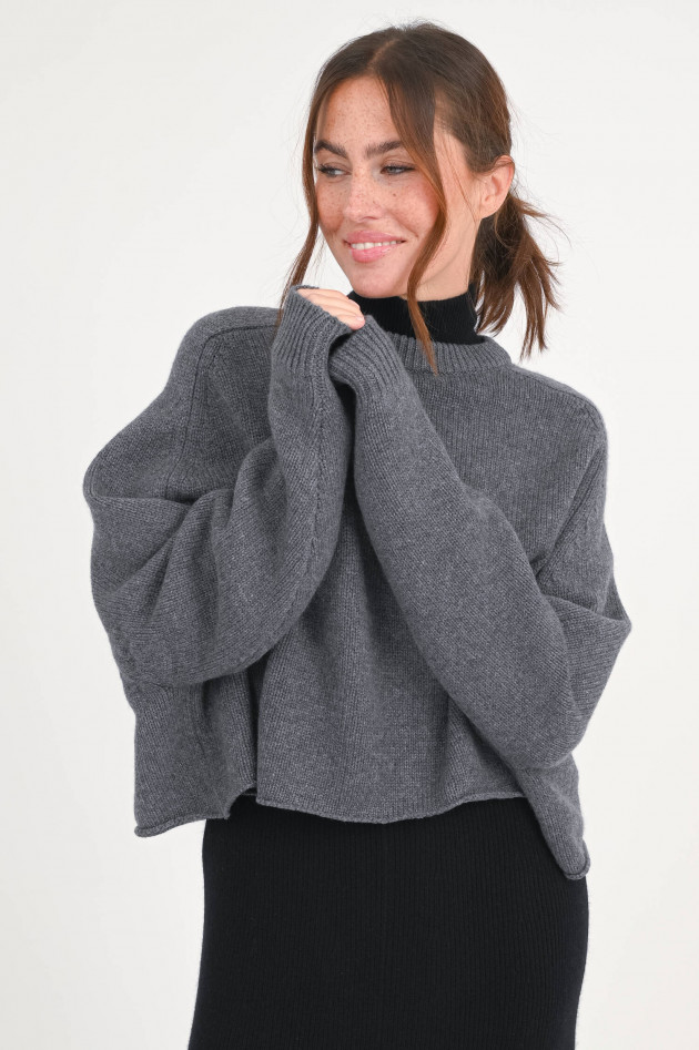 Lisa Yang Cashmere-Pullover KARINE in Anthrazit