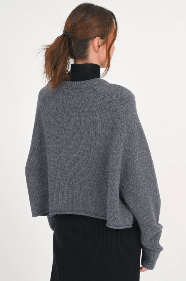 Lisa Yang Cashmere-Pullover KARINE in Anthrazit