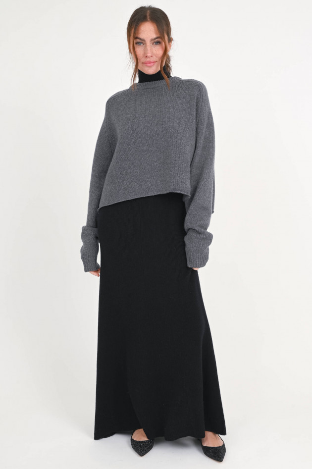 Lisa Yang Cashmere-Pullover KARINE in Anthrazit