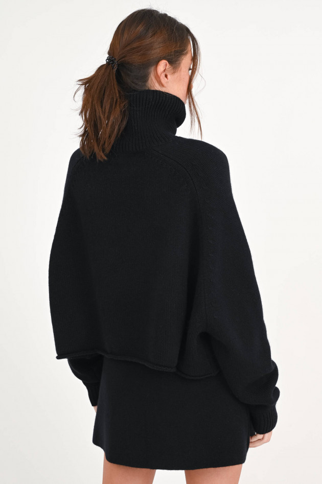 Lisa Yang Cropped Cashmere-Rolli CATHIE in Schwarz
