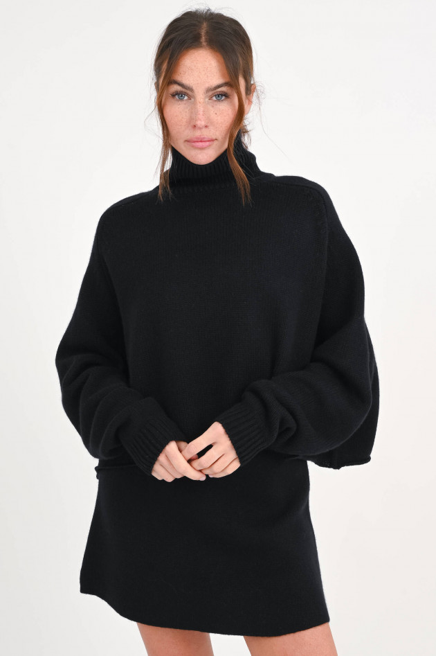 Lisa Yang Cropped Cashmere-Rolli CATHIE in Schwarz