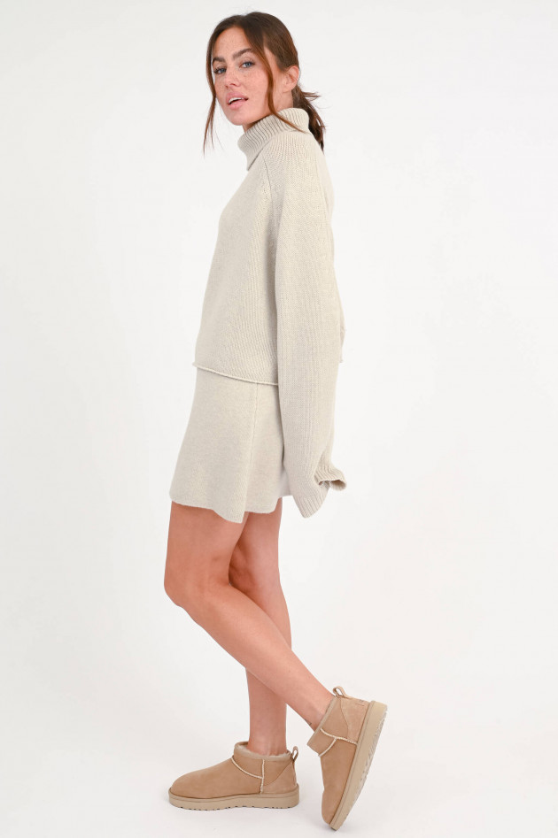 Lisa Yang Cropped Cashmere-Rollkragen CATHIE in Beige