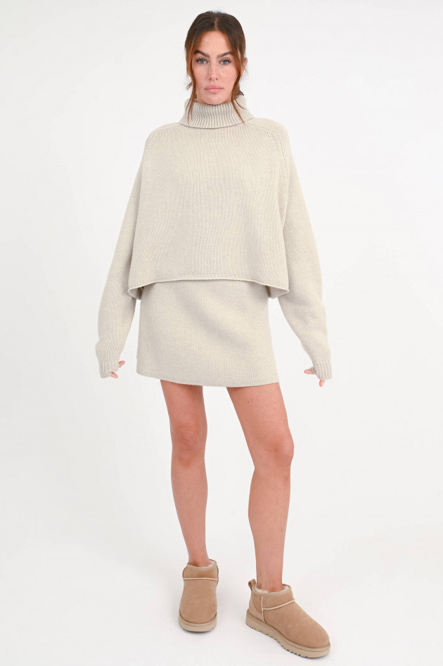 Lisa Yang Cropped Cashmere-Rollkragen CATHIE in Beige
