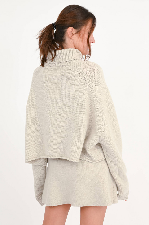 Lisa Yang Cropped Cashmere-Rollkragen CATHIE in Beige