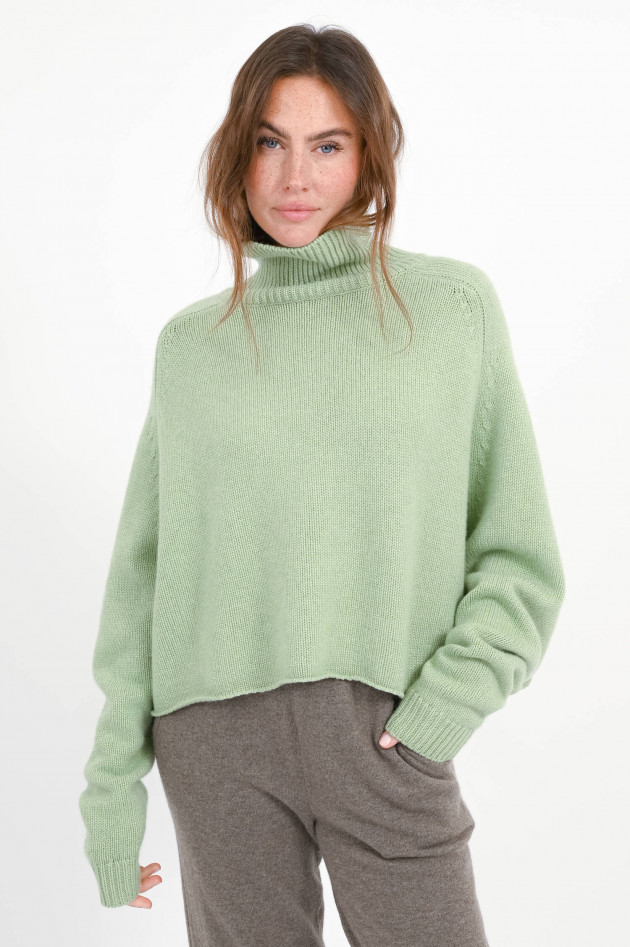 Lisa Yang Cashmere-Rollkragen CATHIE in Seaform