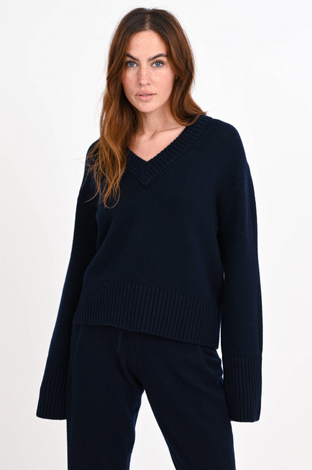 Lisa Yang Strickpullover ALETTA aus Cashmere in Navy