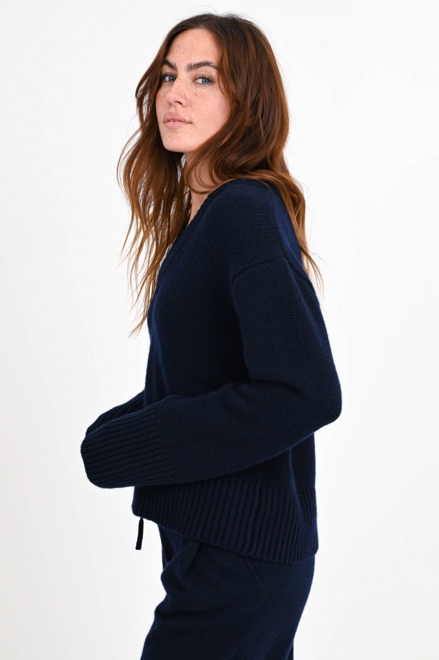 Lisa Yang Strickpullover ALETTA aus Cashmere in Navy