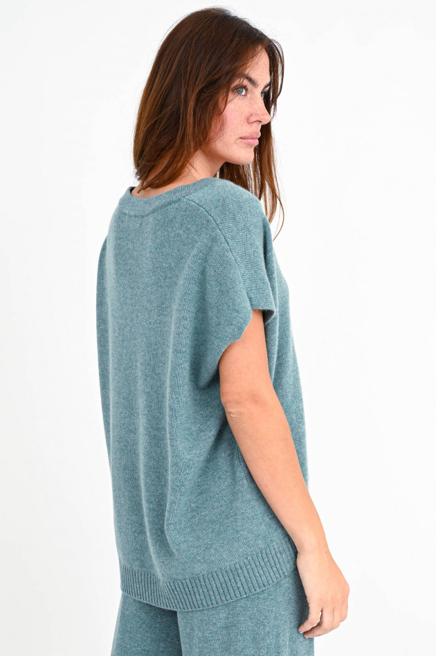 Lisa Yang Oversized Pullunder LINN aus Cashmere in Jade