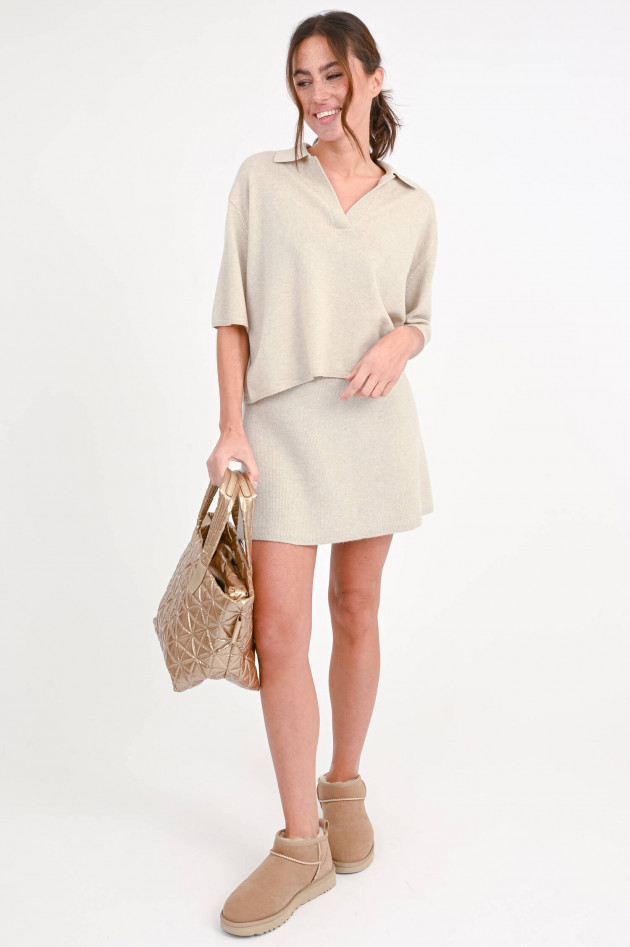 Lisa Yang Mini-Cashmere Rock CLARE in Beige