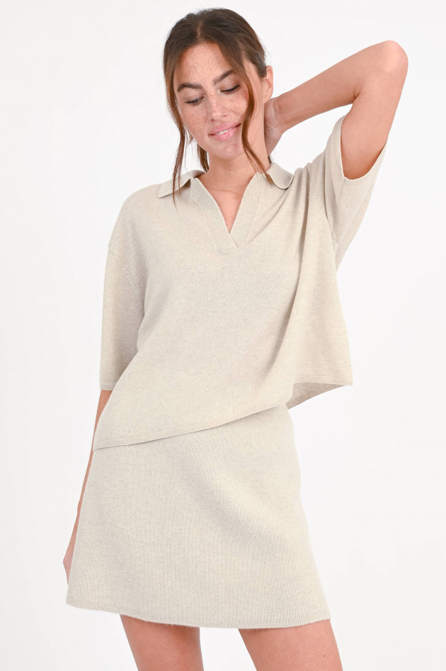 Lisa Yang Mini-Cashmere Rock CLARE in Beige