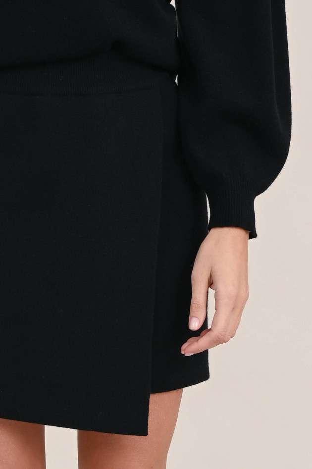 Lisa Yang Cashmere Strickrock JOSETTE in Schwarz