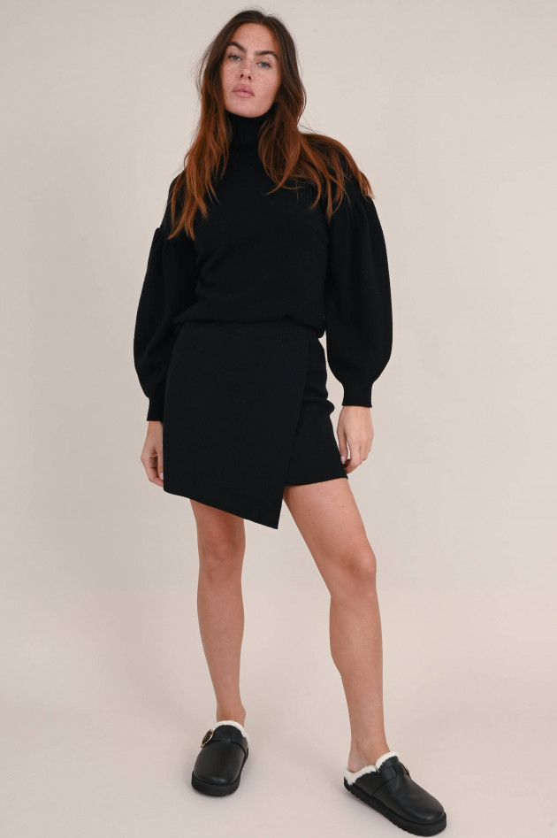 Lisa Yang Cashmere Strickrock JOSETTE in Schwarz