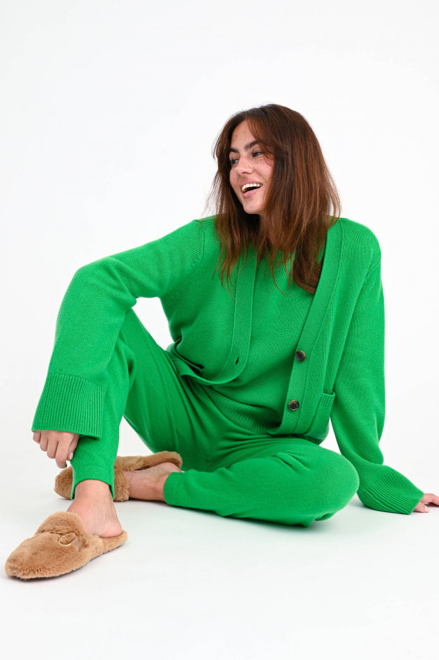 Lisa Yang Strickweste DANNI aus Cashmere in Grün