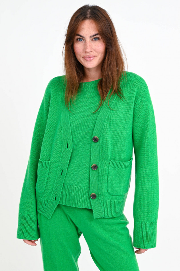 Lisa Yang Strickweste DANNI aus Cashmere in Grün